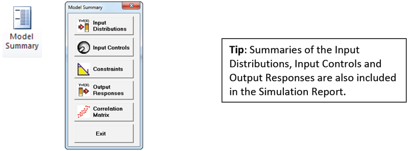 DiscoverSim Model Summary